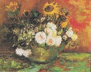 Vincent Van Gogh, Bowl with Sunflowers